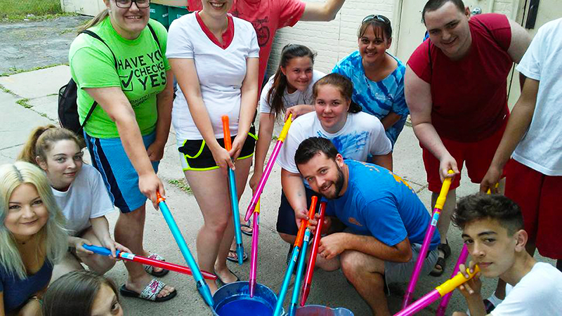 Youth Group Before Paint War