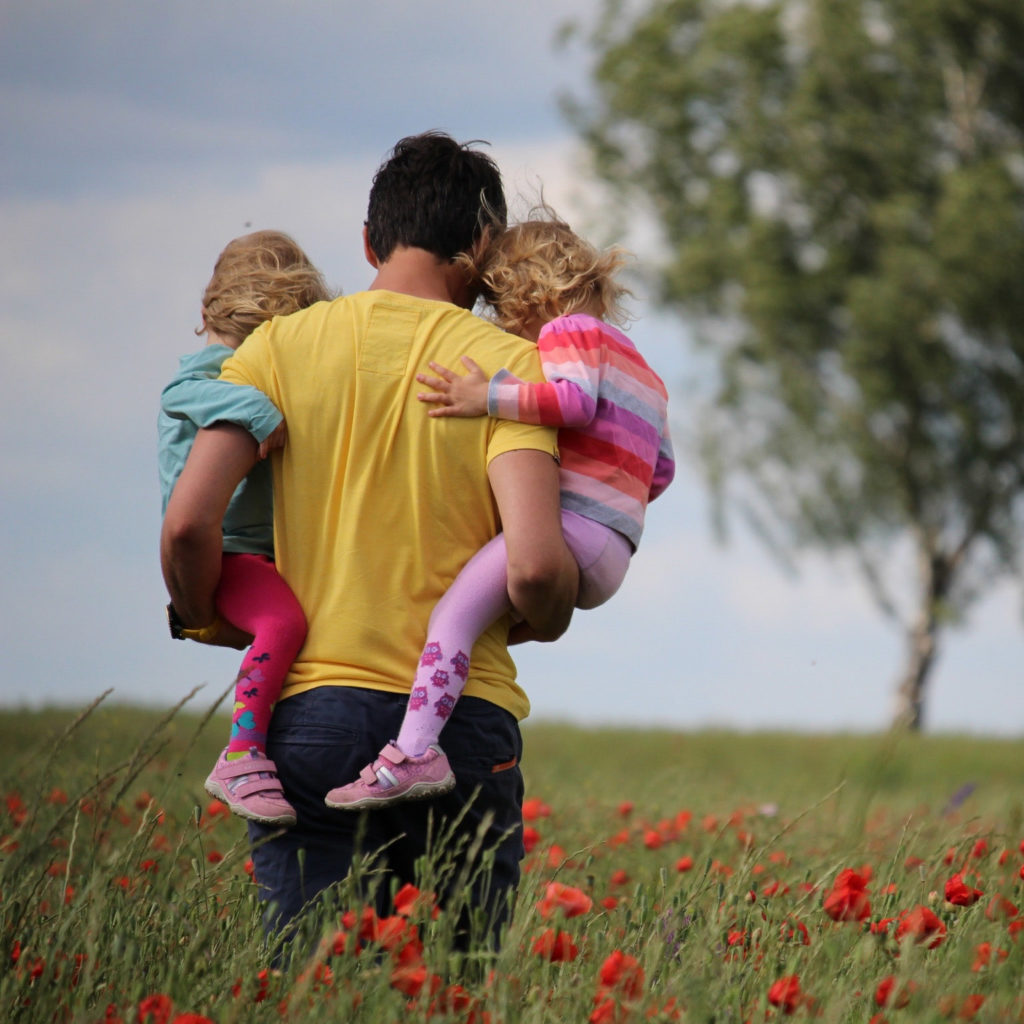 Dad with daughters - Fighting for the men of this city
