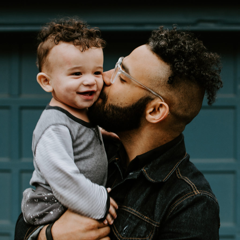 Dad with son - Fighting for the men of this city