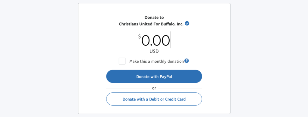 Charities to Donate to in Buffalo, NY - Paypal Giving