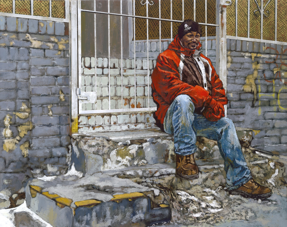 Ty - Painting by Gary L Wolfe
